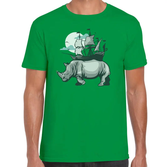 Rhino Ship T-Shirt - Tshirtpark.com