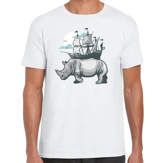 Rhino Ship T-Shirt - Tshirtpark.com