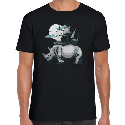 Rhino Ship T-Shirt - Tshirtpark.com