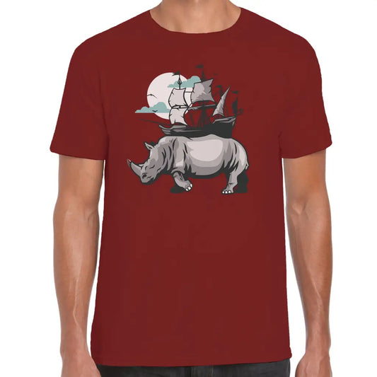 Rhino Ship T-Shirt - Tshirtpark.com