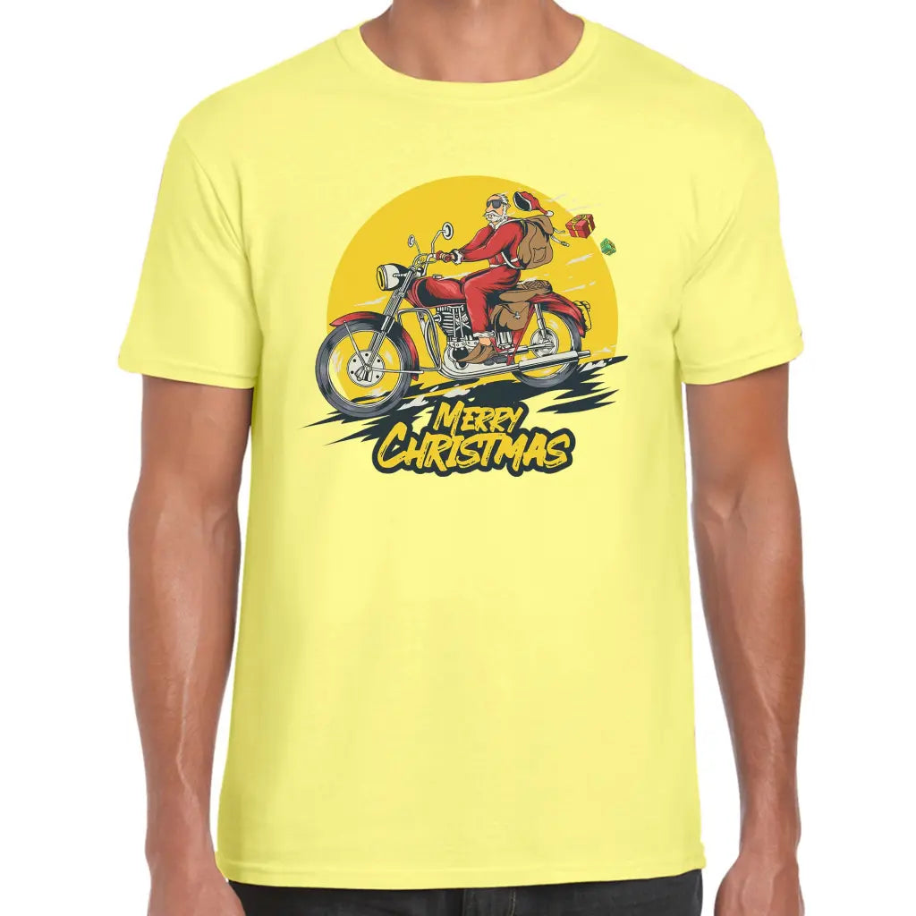 Rider Santa T-Shirt - Tshirtpark.com