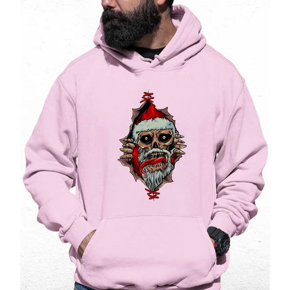 Rip Thru Santa Colour Hoodie - Tshirtpark.com