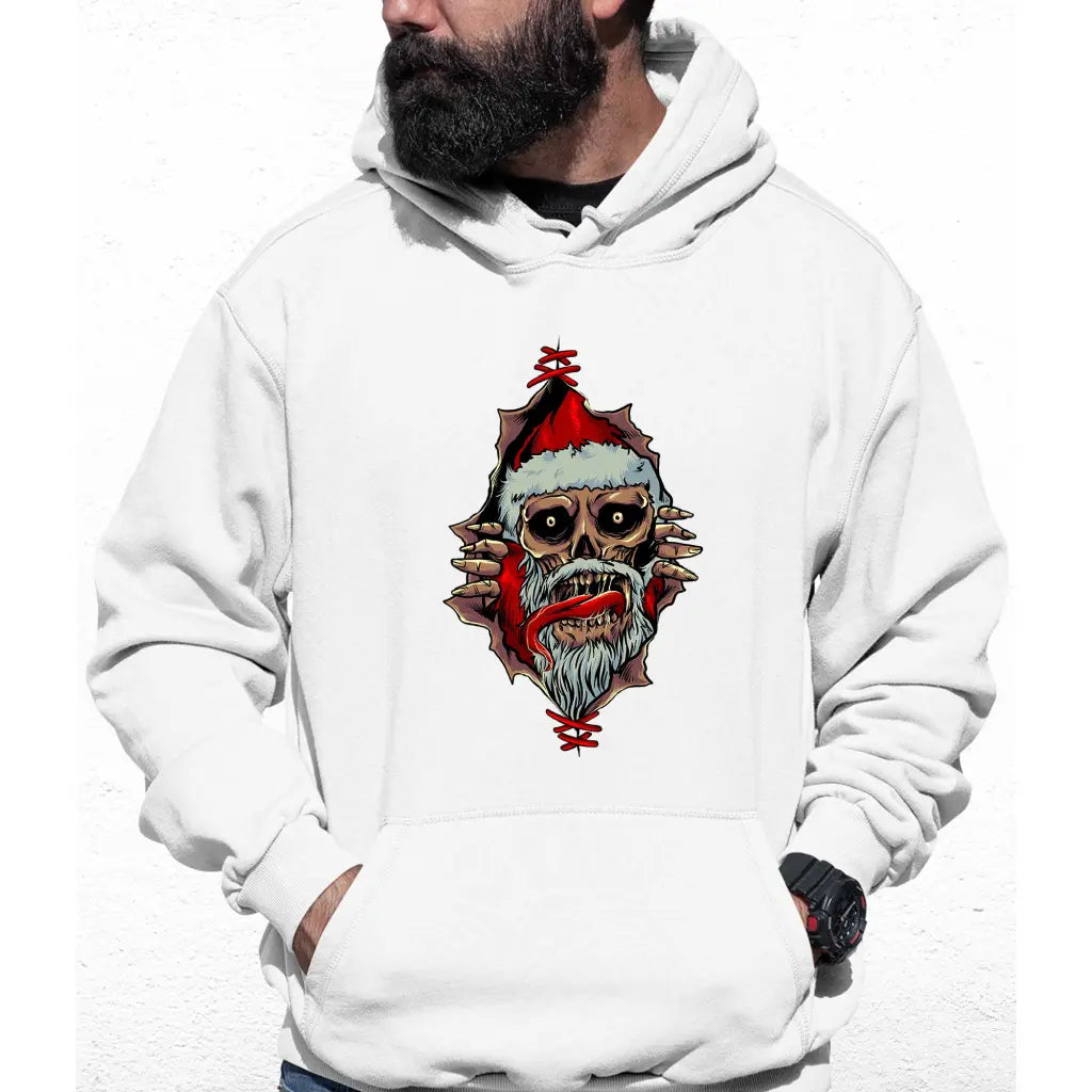 Rip Thru Santa Colour Hoodie - Tshirtpark.com