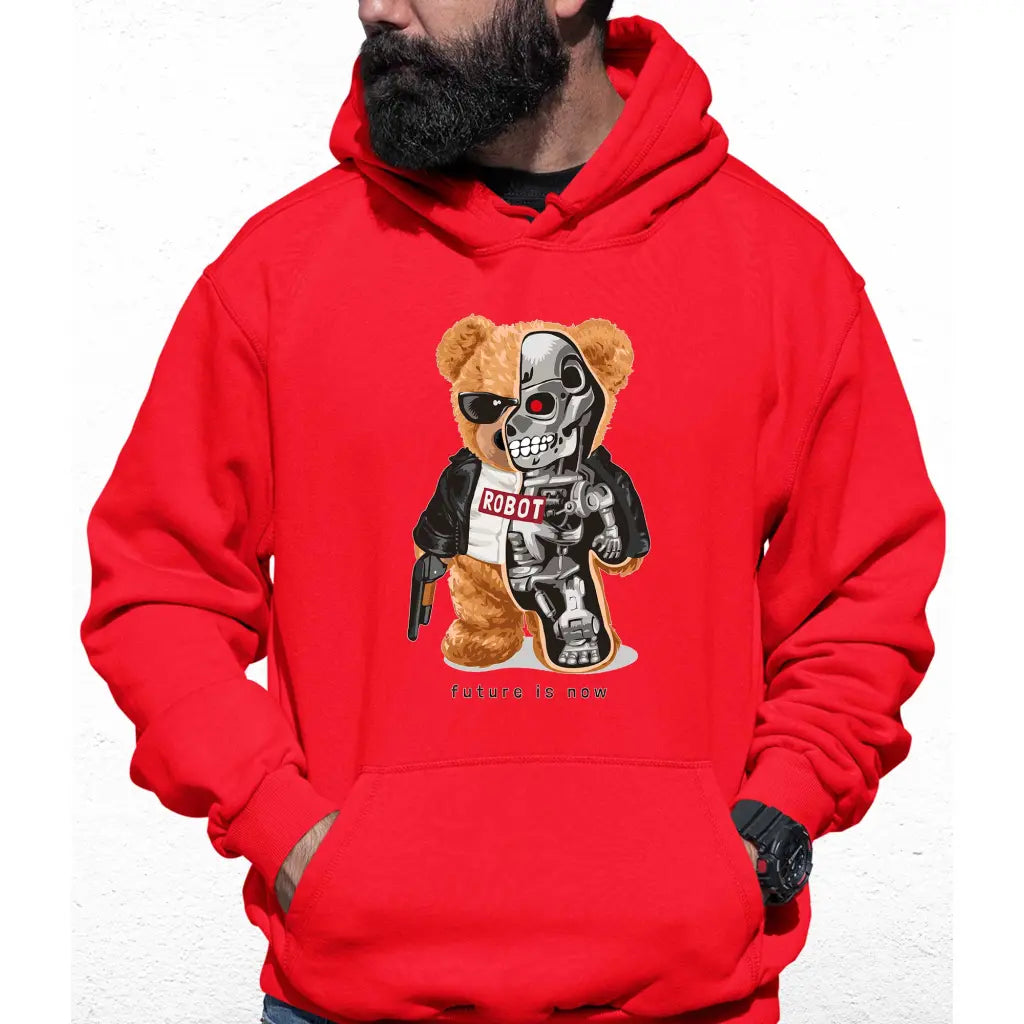 Robot Bear Colour Hoodie - Tshirtpark.com