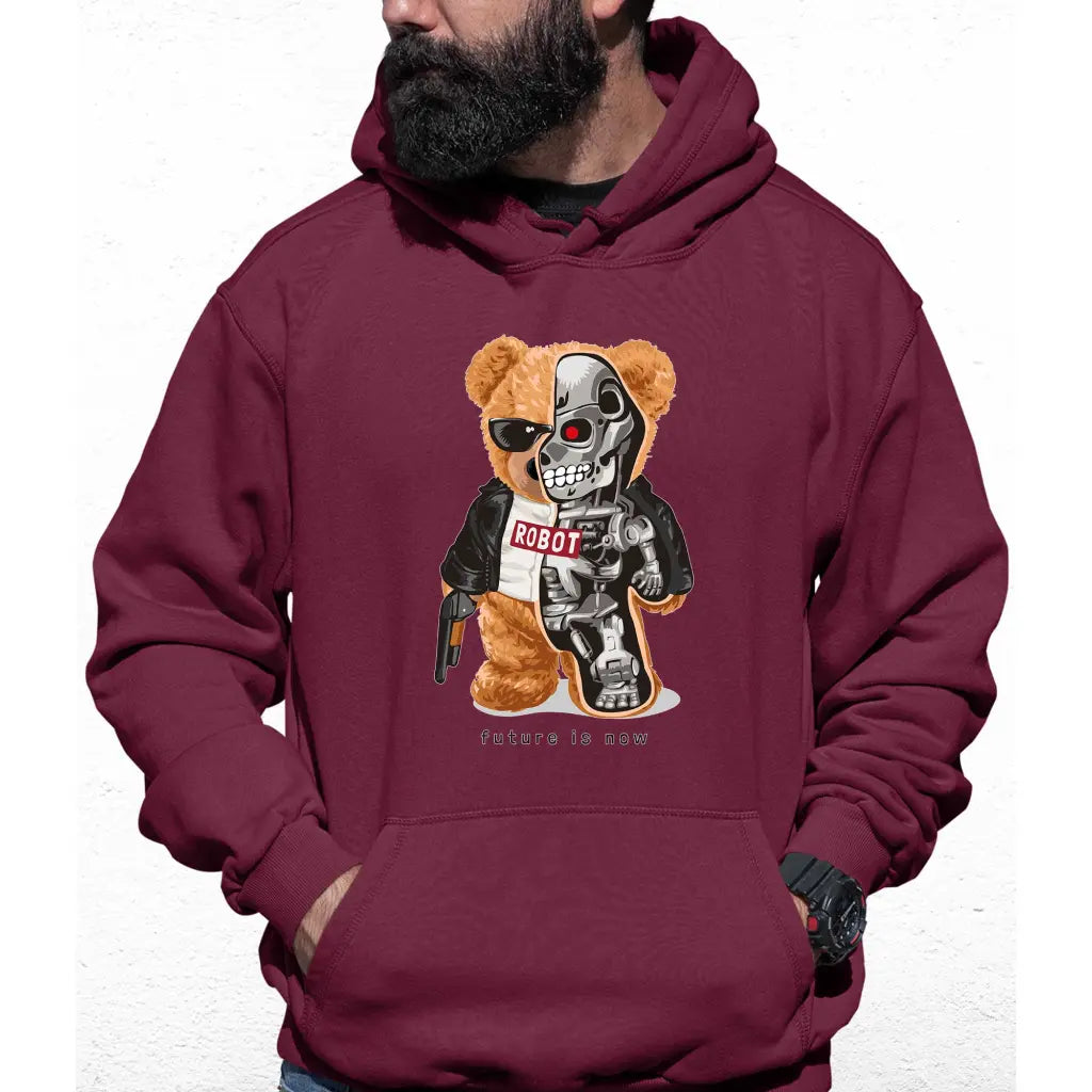 Robot Bear Colour Hoodie - Tshirtpark.com