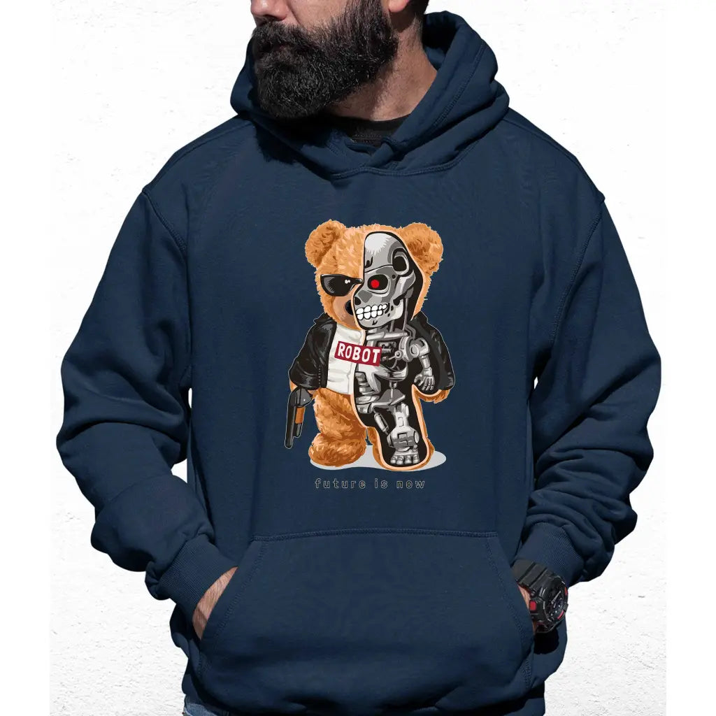 Robot Bear Colour Hoodie - Tshirtpark.com