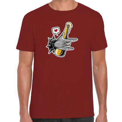 Rock A Beer T-Shirt - Tshirtpark.com