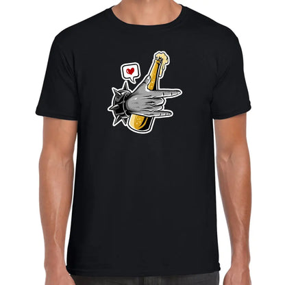 Rock A Beer T-Shirt - Tshirtpark.com