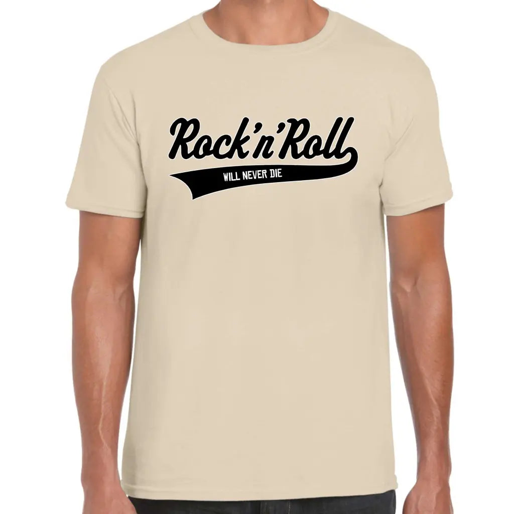 Rock And Roll Will Never Die T-Shirt - Tshirtpark.com