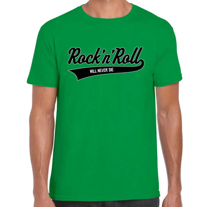 Rock And Roll Will Never Die T-Shirt - Tshirtpark.com