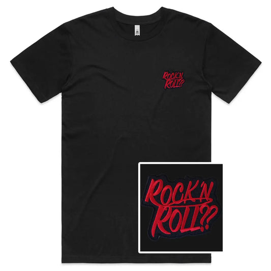 Rock N Roll Embroidered T-Shirt - Tshirtpark.com