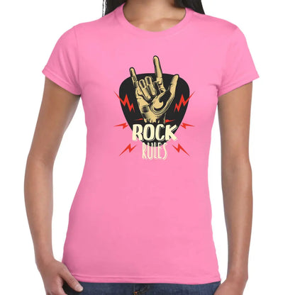 Rock Rules Ladies T-shirt - Tshirtpark.com