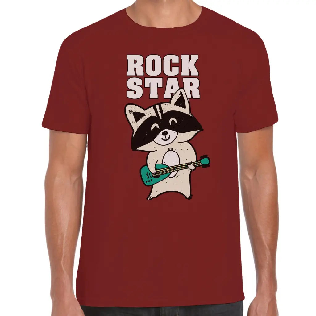 Rock Star Rackoon T-Shirt - Tshirtpark.com