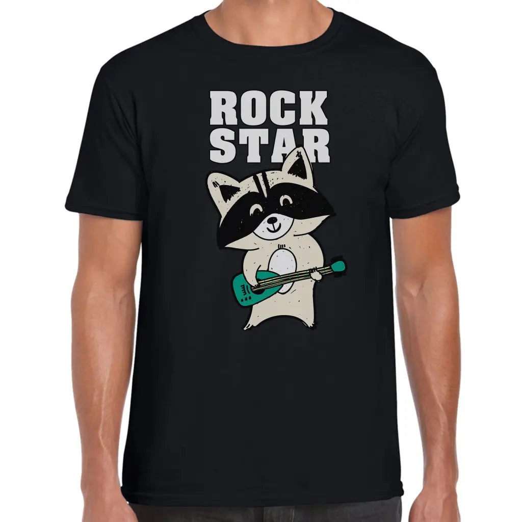 Rock Star Rackoon T-Shirt - Tshirtpark.com