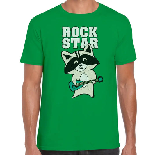 Rock Star Rackoon T-Shirt - Tshirtpark.com