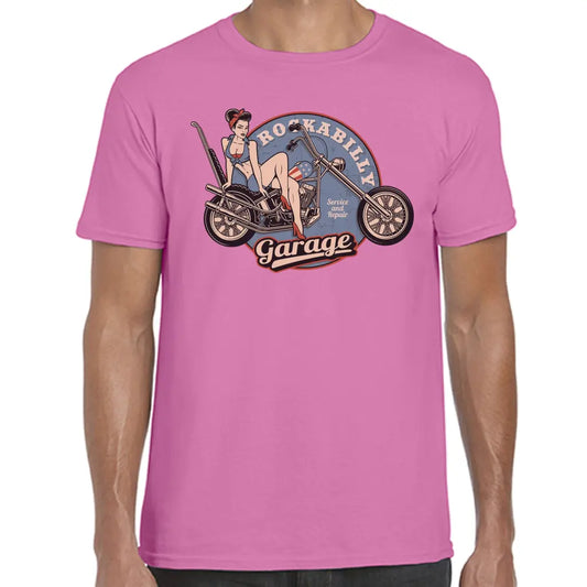 Rockabilly Pinup Garage T-Shirt - Tshirtpark.com