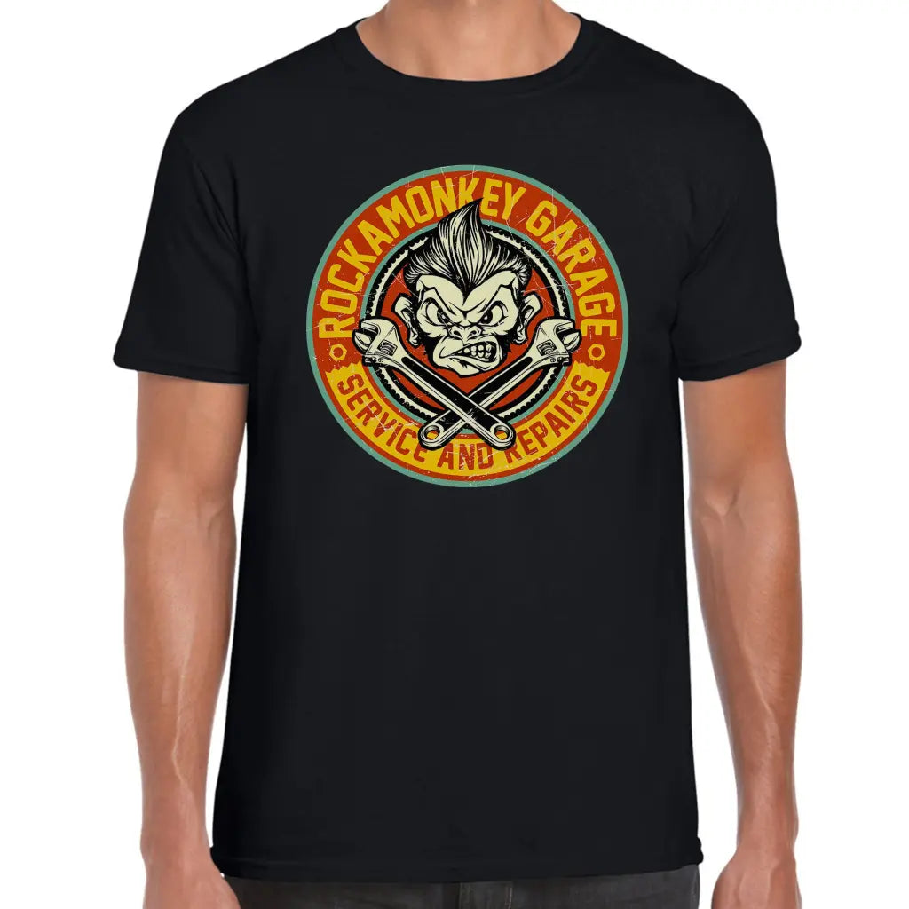 Rockamonkey Garage T-Shirt - Tshirtpark.com