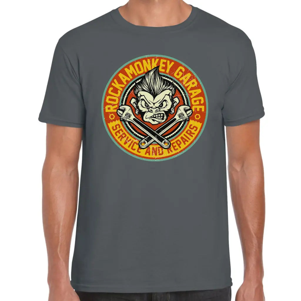 Rockamonkey Garage T-Shirt - Tshirtpark.com