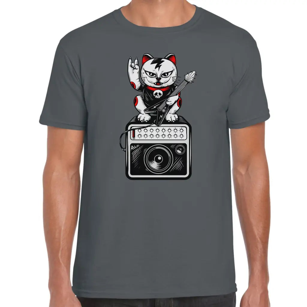 Rocker Cat T-Shirt - Tshirtpark.com