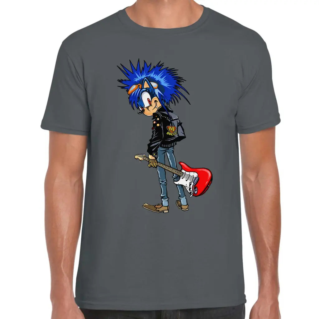 Rocker Hedgehog T-Shirt - Tshirtpark.com