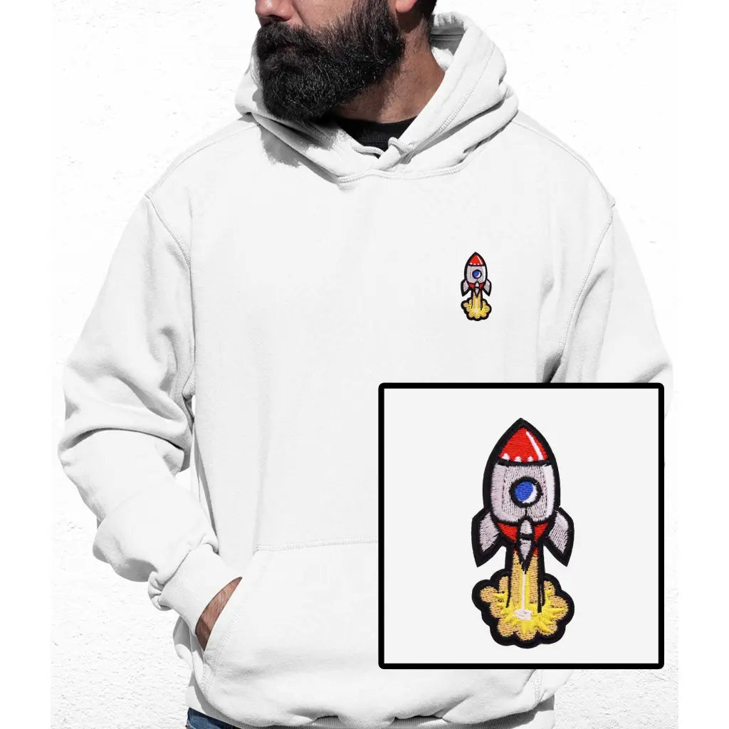 Rocket Embroidered Colour Hoodie - Tshirtpark.com