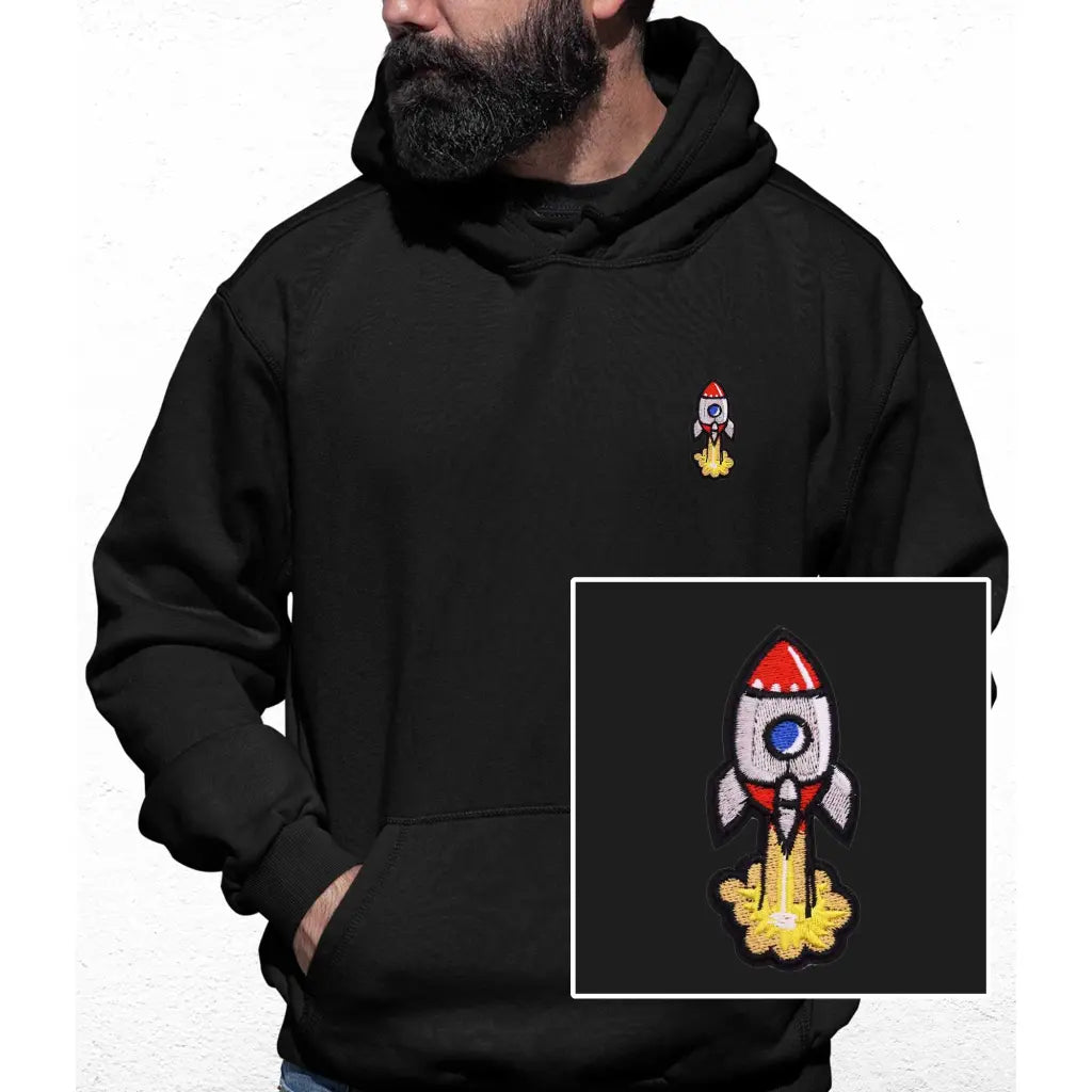 Rocket Embroidered Colour Hoodie - Tshirtpark.com