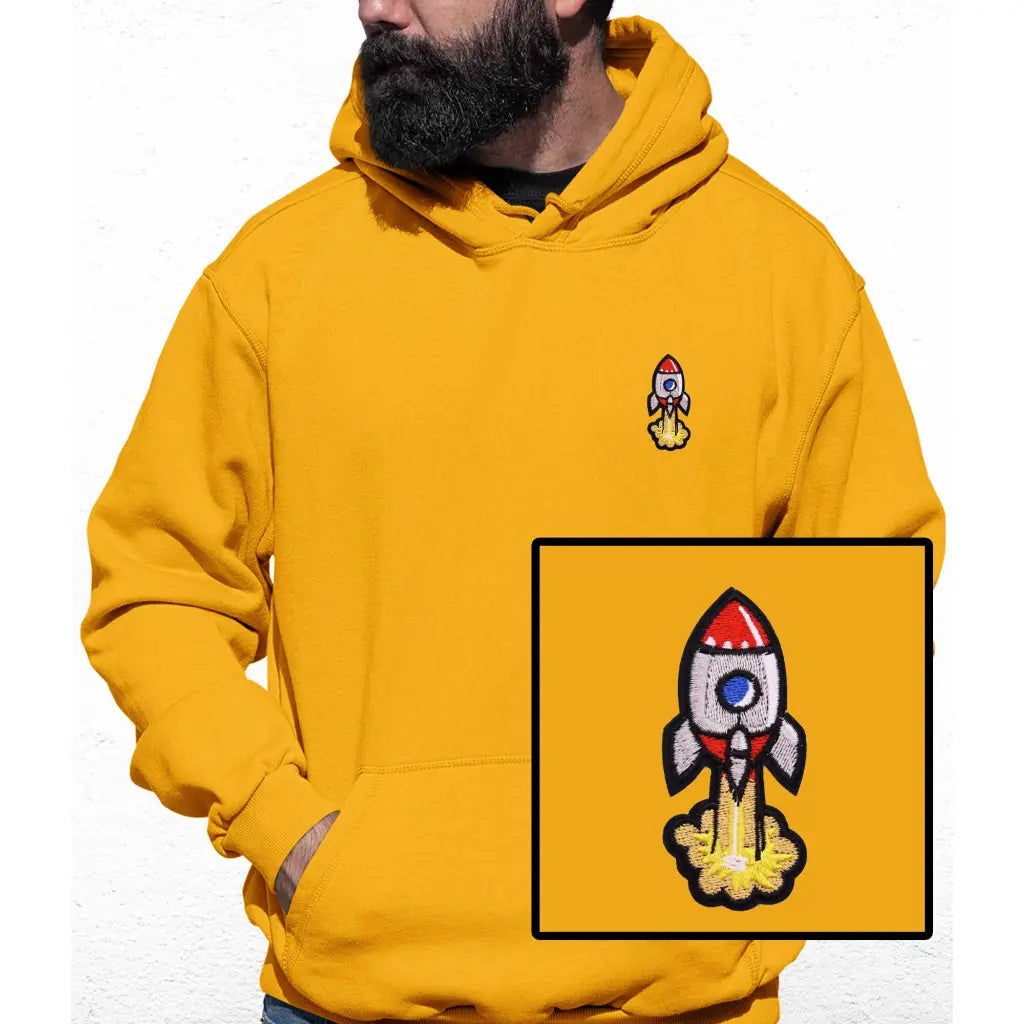 Rocket Embroidered Colour Hoodie - Tshirtpark.com