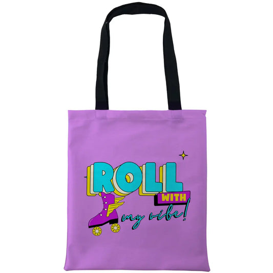 Roll With My Vibe Tote Bags - Tshirtpark.com