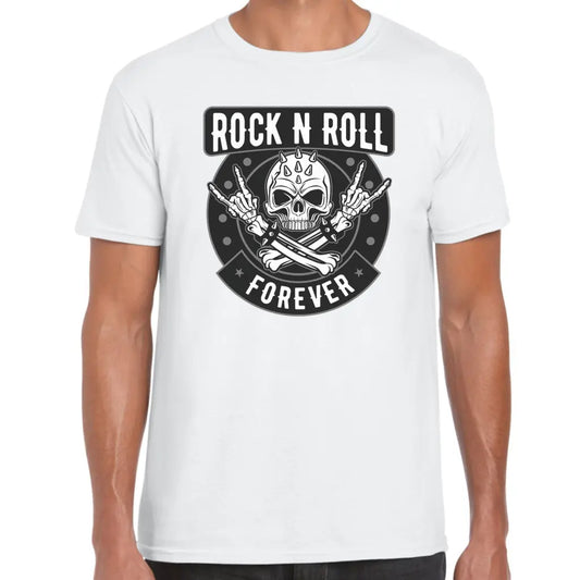 Ronk N’ Roll Forever Skull T-Shirt - Tshirtpark.com