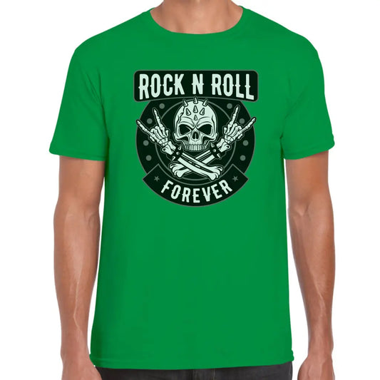 Ronk N’ Roll Forever Skull T-Shirt - Tshirtpark.com