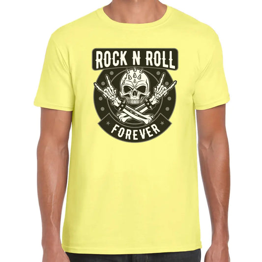 Ronk N’ Roll Forever Skull T-Shirt - Tshirtpark.com