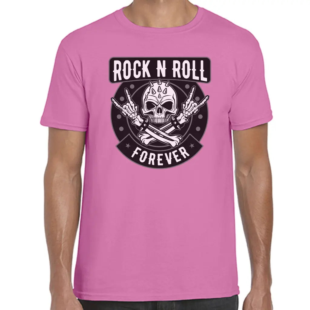 Ronk N’ Roll Forever Skull T-Shirt - Tshirtpark.com