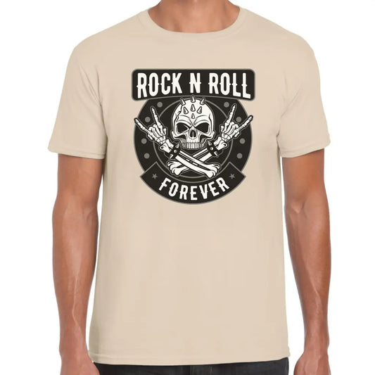 Ronk N’ Roll Forever Skull T-Shirt - Tshirtpark.com