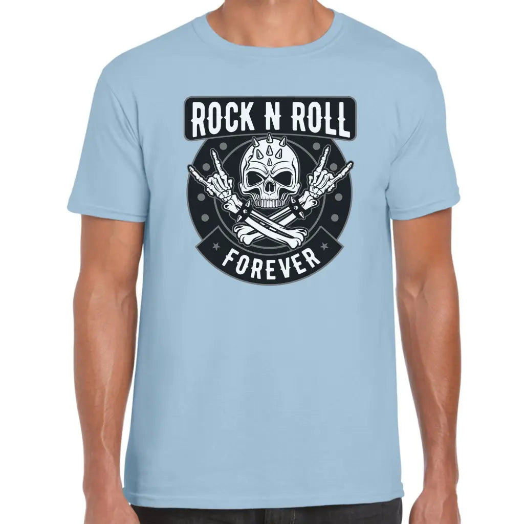 Ronk N’ Roll Forever Skull T-Shirt - Tshirtpark.com