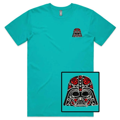 Rose Vader Embroidered T-Shirt - Tshirtpark.com