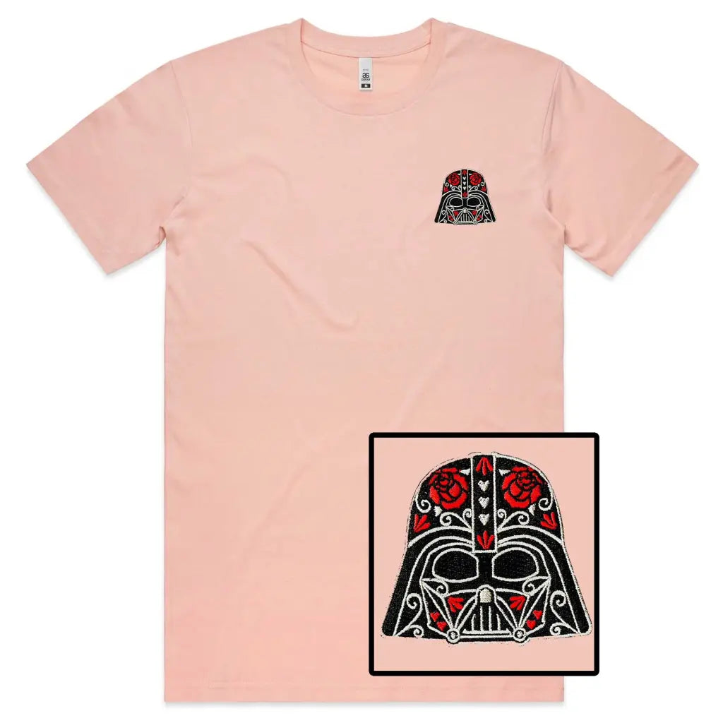 Rose Vader Embroidered T-Shirt - Tshirtpark.com