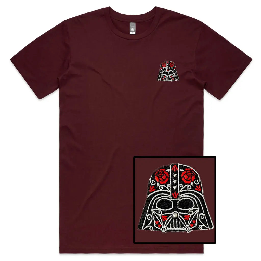 Rose Vader Embroidered T-Shirt - Tshirtpark.com