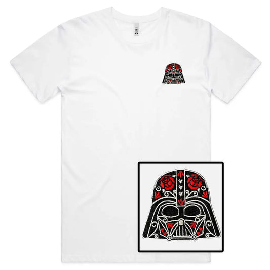 Rose Vader Embroidered T-Shirt - Tshirtpark.com