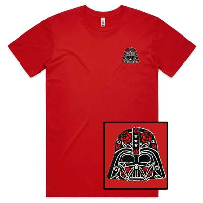 Rose Vader Embroidered T-Shirt - Tshirtpark.com