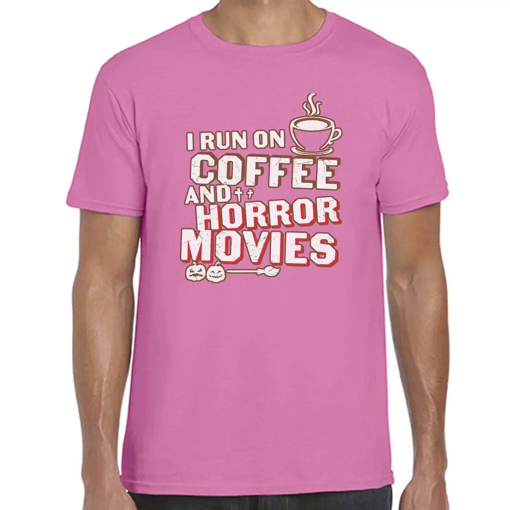 Run On Horror Movies T-Shirt - Tshirtpark.com