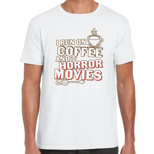 Run On Horror Movies T-Shirt - Tshirtpark.com