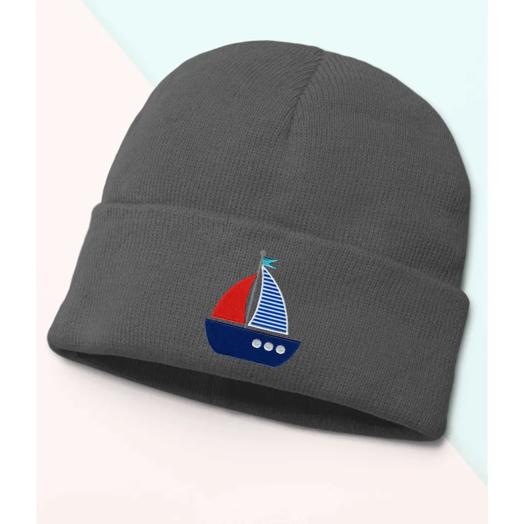 Sail Boat Beanie - Tshirtpark.com