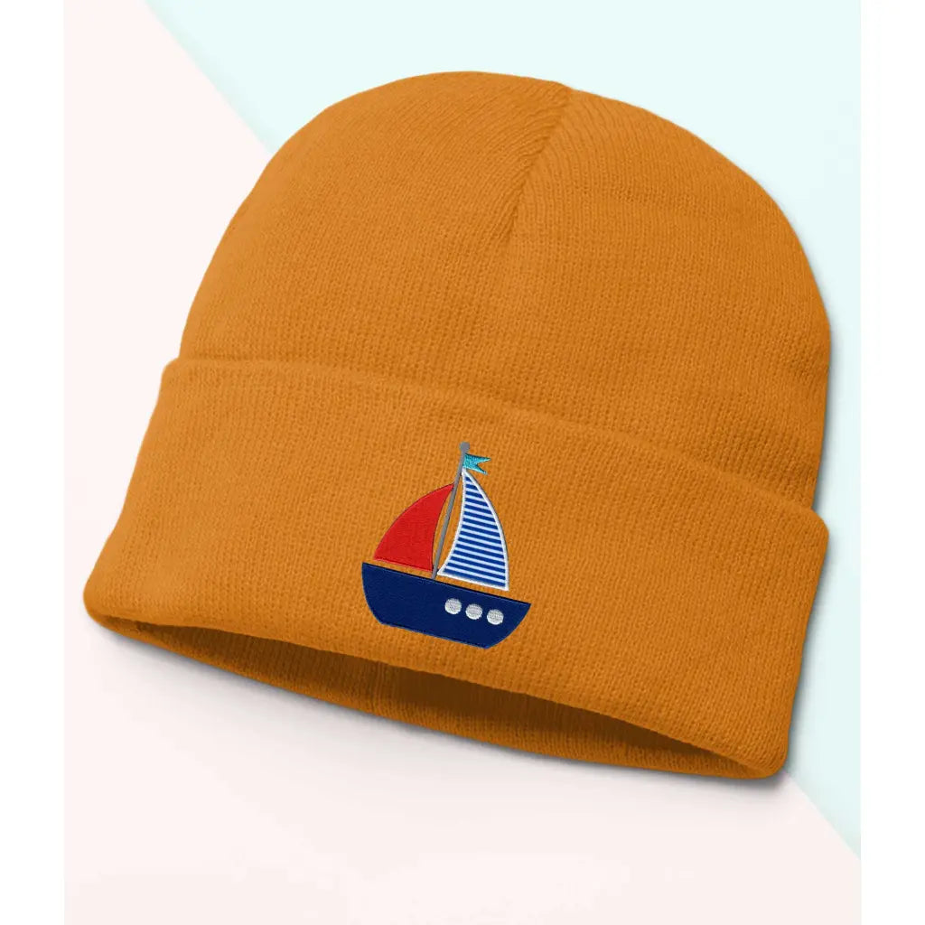 Sail Boat Beanie - Tshirtpark.com