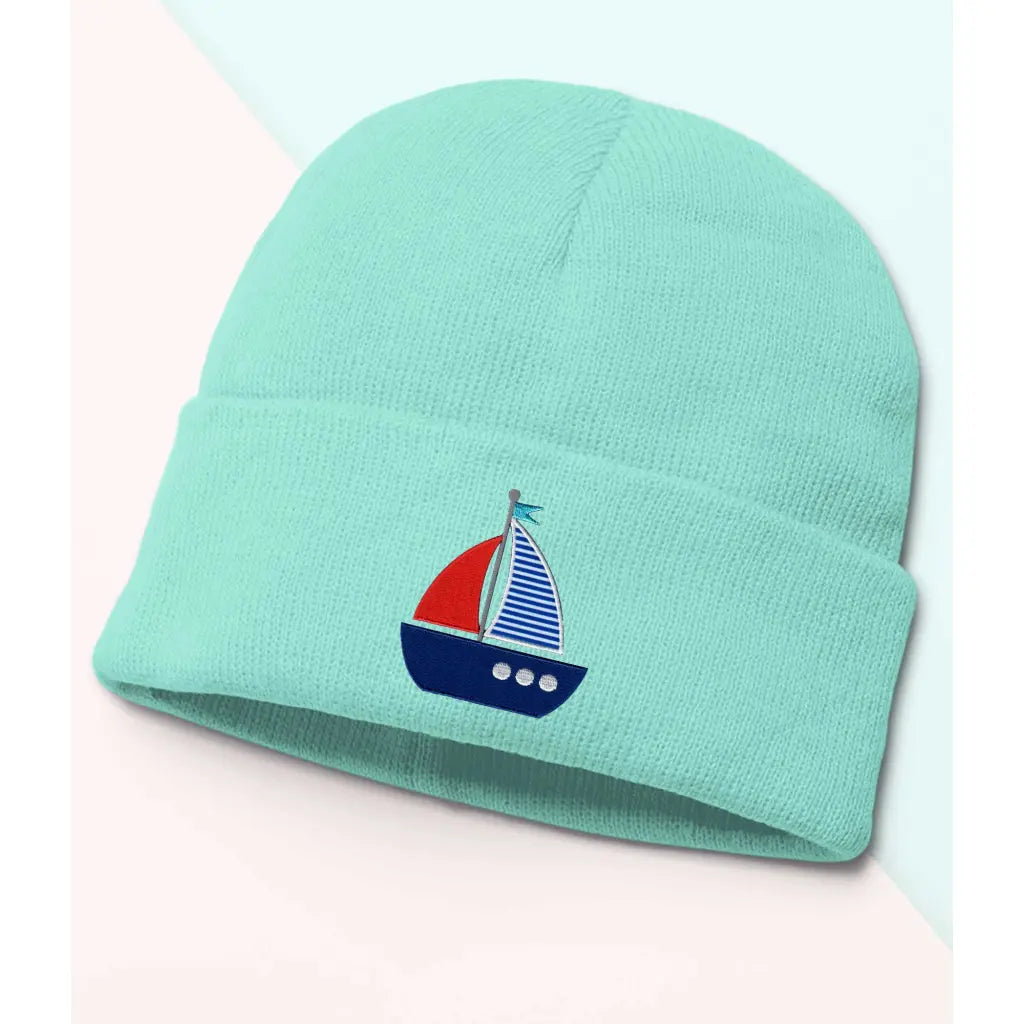 Sail Boat Beanie - Tshirtpark.com