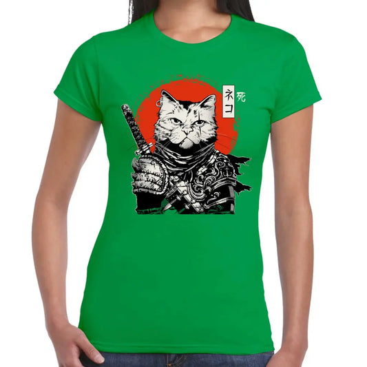 Samurai Cat Ladies T-shirt - Tshirtpark.com