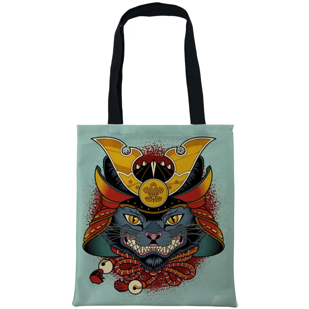 Samurai Helmet Cat Bags - Tshirtpark.com