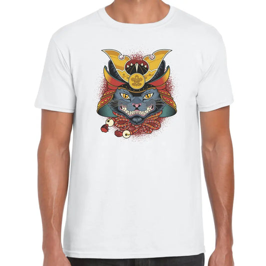 Samurai Helmet Cat T-Shirt - Tshirtpark.com