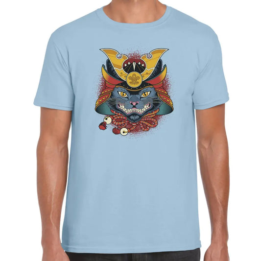 Samurai Helmet Cat T-Shirt - Tshirtpark.com