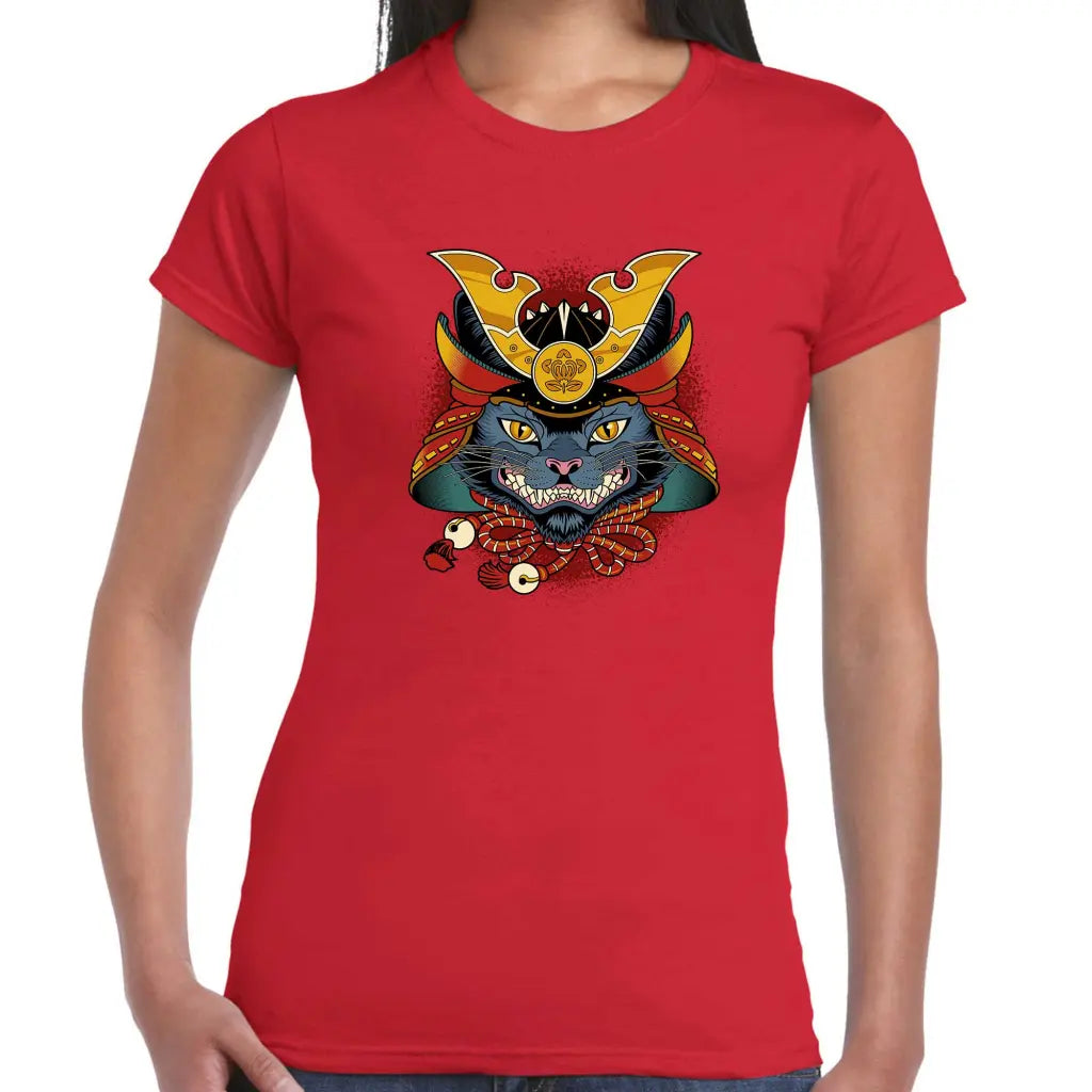 Samurai Helmet Ladies T-shirt - Tshirtpark.com