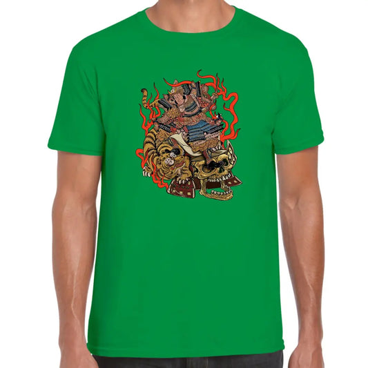 Samurai Skull T-Shirt - Tshirtpark.com